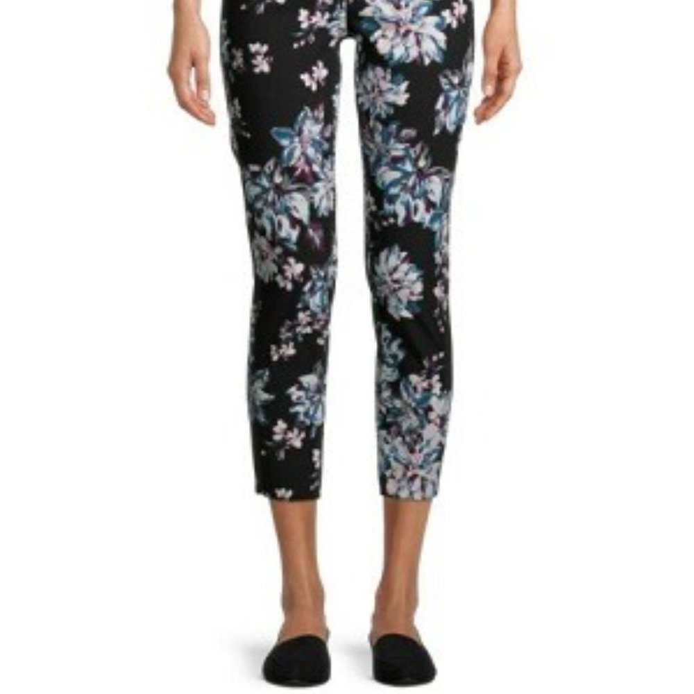 Time & Tru Women's Millennium Skinny Pants Floral